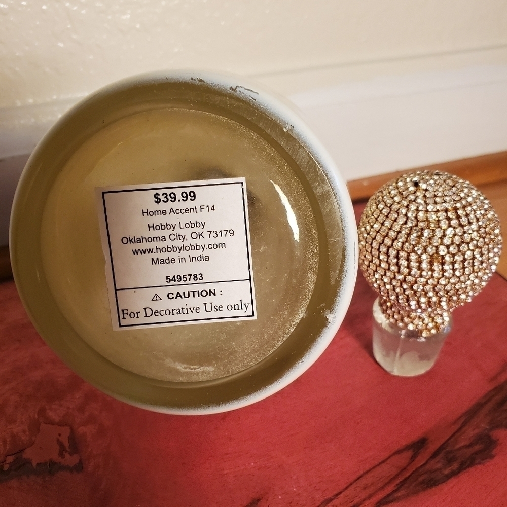 🧿NWT ACCENT VASE/BOTTLE - Picture 5 of 12